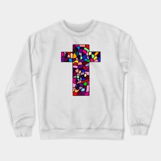 Colorful Cross Crewneck Sweatshirt